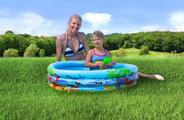 Vedes 77703462 Splash & Fun Planschbecken Beach Fun 140cm