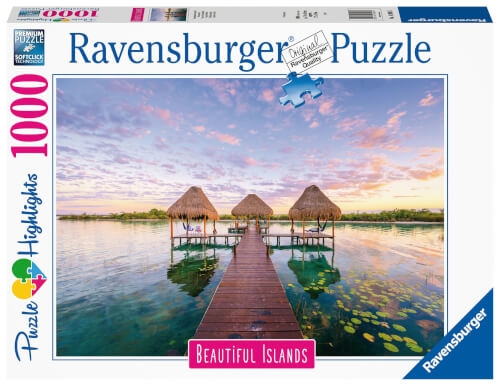 Ravensburger Puzzle Beautiful Islands 16908 - Paradiesische Aussicht - 1000 Teile Puzzle für Erwachs