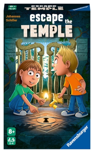 Ravensburger 20963 - Escape the temple, Brettspiel für Kinder ab 8 Jahren, Familienspiel für Kinder