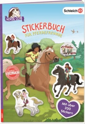 Ameet Verlag 80155 SCHLEICH® Horse Club - Stickerbuch für Pferdefreunde, 16 Seiten, ab 6 Jahren