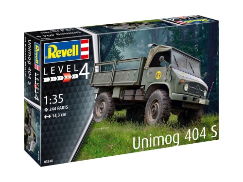 Revell 03348 Unimog 404 S, Revell 0Modellbausatz
