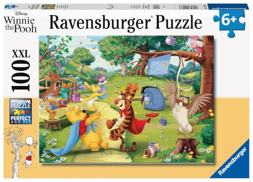 Ravensburger Kinderpuzzle 12997 - Die Rettung - 100 Teile XXL Winnie Puuh Puzzle für Kinder ab 6 Jah