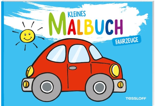 Tessloff 378864440 Kleines Malbuch. Fahrzeuge