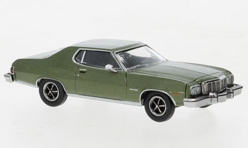 Brekina 19726 Ford Gran Torino metallic dunkelgrün, 1976