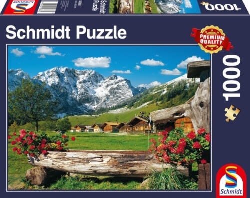 Schmidt Spiele Puzzle Blick ins Bergidyll, 1000 Teile