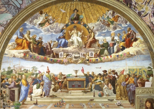 Schmidt Spiele 58527 Disputation des Heiligen Sakraments 2024#, Puzzle Markus Binz 1.000 Teile