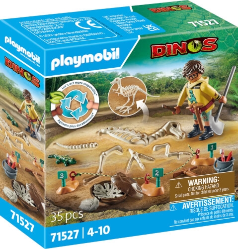 PLAYMOBIL 71527 Ausgrabungsstätte mit Dino-Skelett