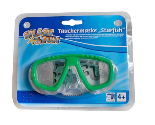 Splash & Fun Tauchmaske Starfish, ca. 14,5x7x9 cm, ab 4 Jahren