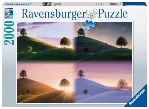 Ravensburger Puzzle 17443 - Stimmungsvolle Bäume und Berge 2000 Teile Puzzle für Erwachsene und Ki