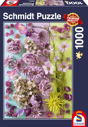 Schmidt Spiele Puzzle Violette Blüten 1000 Teile