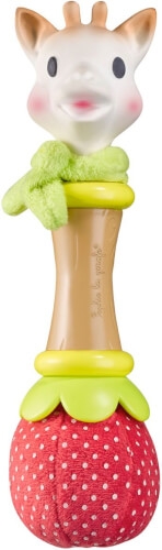 elements for kids 220134 Sophie la girafe® So'Pure - Natur'soft Rassel / Naturkautschuk + Bio-Baumwo