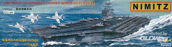 Trumpeter 05201 Flugzeugträger USS Nimitz CVN 68 in 1:500