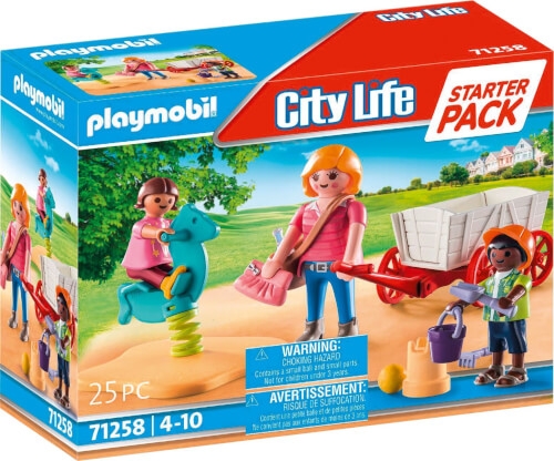 PLAYMOBIL 71258 Starter Pack Erzieherin mit Bollerwagen