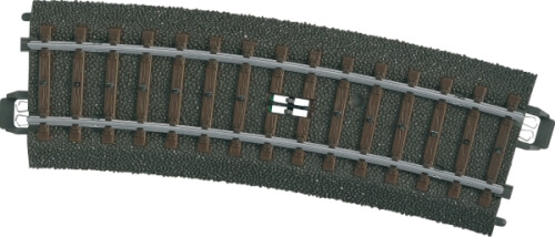 Märklin 24294 H0-Schaltgleis geb.r437,5 mm,15