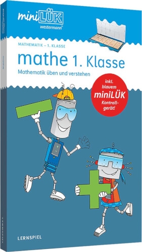 Westermann 249100 miniLÜK-Set Mathe ab 6 (inkl. blauem Gerät + Übungsheft Nr. 0221)