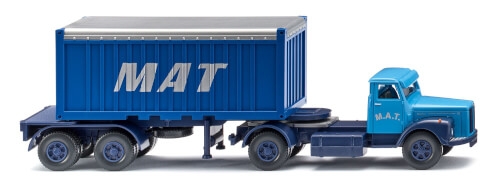 Wiking 52604 Containersattelzug 20 (Scania) M.A.T.