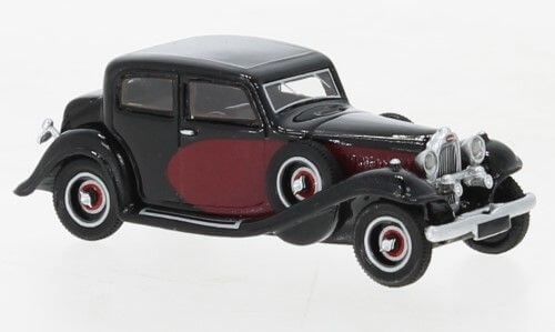 Brekina BOS87836 Bugatti Typ 57 Galibier rot, schwarz, 1934