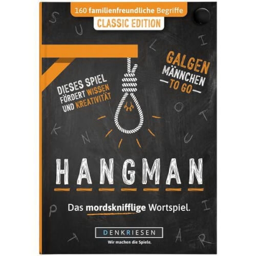 D & R Denkriesen DR_HF3002 DENKRIESEN - HANGMAN - CLASSIC EDITION - ''Galgenmännchen TO GO''
