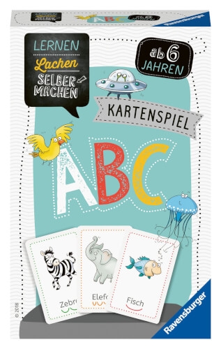 Ravensburger 80347 Lernen Lachen Selbermachen: Kartenspiel ABC