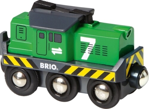 BRIO 33214000 Batterie Frachtlok, Kunststoff, ab 36 Monate - 7 Jahre
