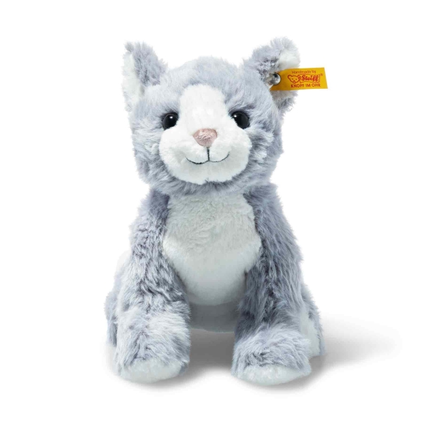 Steiff 67051 Cassie Katze 26 eisblau/weiss