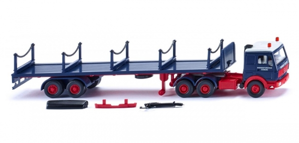 Wiking 055402 H0 Rungensattelzug (MB 3850) Rheinkraft-Spedition