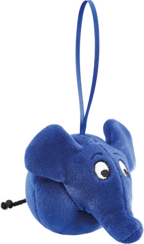 Schmidt Spiele 42273 42273 Die Maus, Maus & Elefant, 7 cm, Plschball mit Anhänger, sortiert