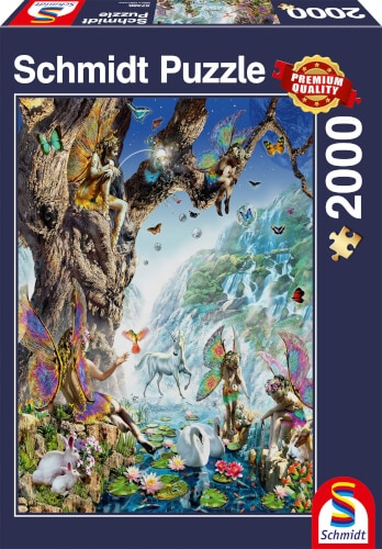 Schmidt Spiele 57386 57386 Im Tal der Wasserfeen, Puzzle 2.000 Teile