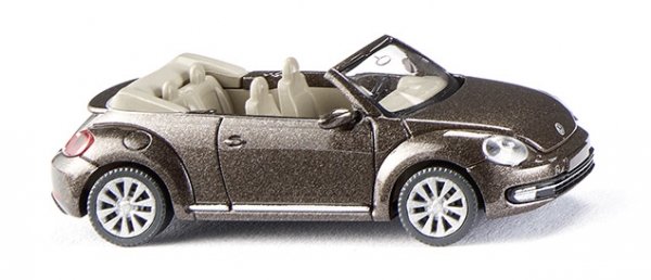 Wiking 002802 VW The Beetle Cabrio - toffeebraun met