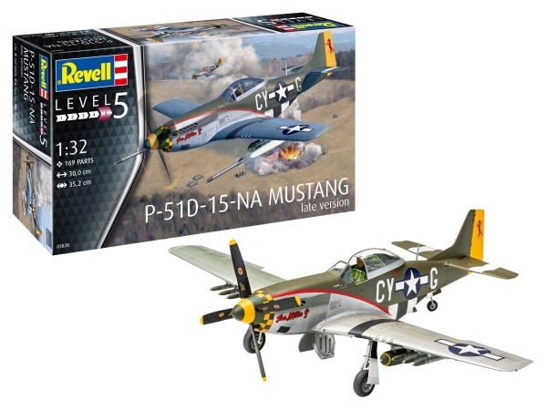 Revell 03838 Revell P-51 D Mustang (late version )
