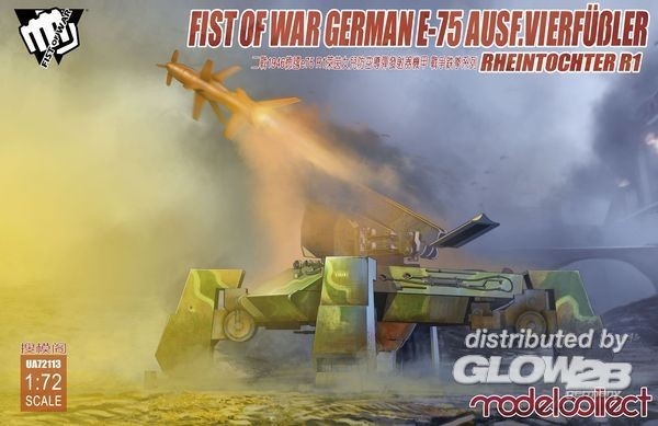 Modelcollect UA72113 Fist of War German WWII E75 Rheintochter 1 1:72