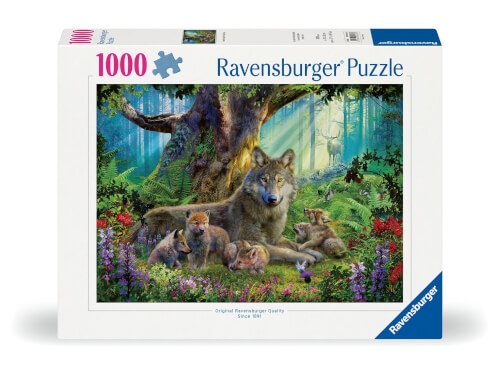 Ravensburger 12000477 Puzzle Wölfe im Wald 1000 Teile