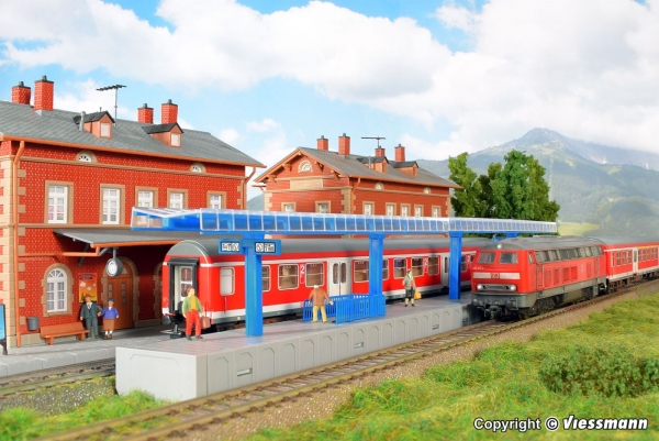 Kibri 39549 H0 Moderner Bahnsteig für C-Gleis