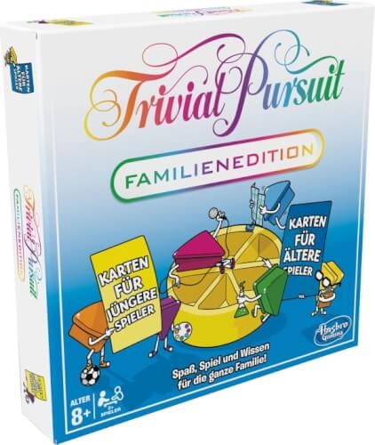Hasbro E1921100 Trivial Pursuit Familien Edition, ab 2 Spieler, ab 8 Jahren