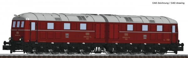 Fleischmann 725170 Dieselelektrische Doppellokomotive 288 002-9, DB