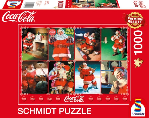 Schmidt Spiele 59956 Puzzle Coca Cola - Santa Claus 1000 Teile