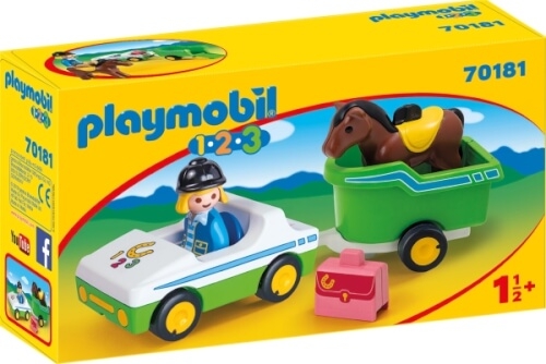 Playmobil 70181 PKW mit Pferdeanhänger