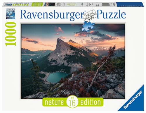 Ravensburger 15011 Puzzle Abends in den Rocky Mountains 1000 Teile