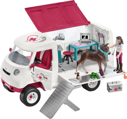 Schleich® Horse Club 42439 Mobile Tierärztin mit Hannoveraner Fohlen