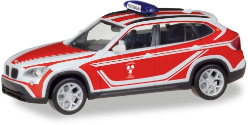 Herpa 093552 BMW X1 KOMMANDOWAGEN "FEUERWEHR LANDSHUT"