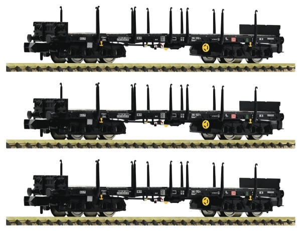 Fleischmann 826710 3-tlg. Set: Flachwagen, DB AG