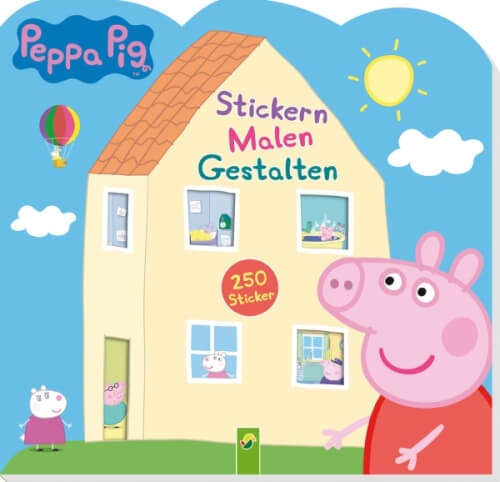 Schwager & Steinlein 8141600 Peppa Pig Stickern Malen Gestalten