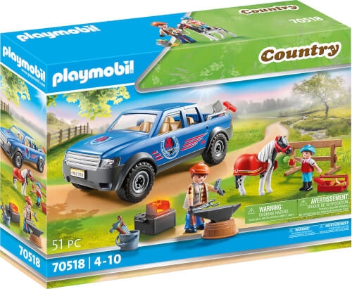 PLAYMOBIL 70518 Mobiler Hufschmied