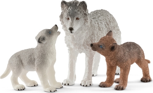 Schleich 42472 Wolfsmutter mit Welpen