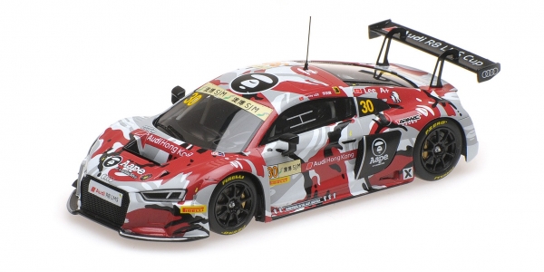 Minichamps 437151130 AUDI R8 LMS  AAPE / AUDI HONG KONG  MARCHY LEE