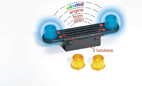 Bruder 2801 Zubehör: Light and Sound Module Display