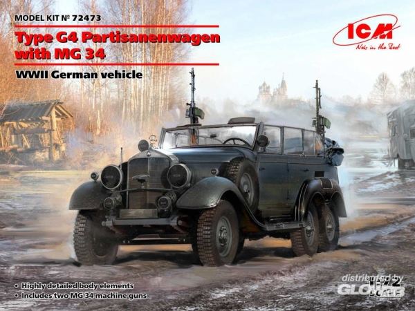 ICM 72473 Type G4 Partisanenwagen 1:72