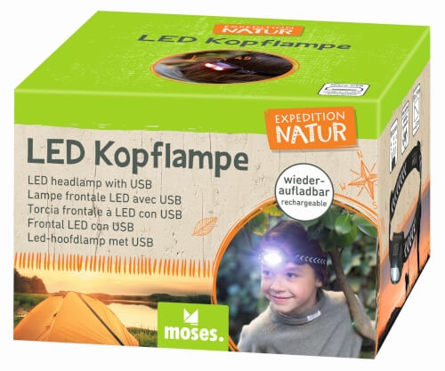 Moses 9871 Expedition Natur LED-Kopflamp