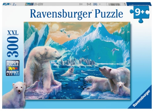 Ravensburger Kinderpuzzle - 12947 Im Reich der Eisbären - Tier-Puzzle für Kinder ab 9 Jahren, mit 30