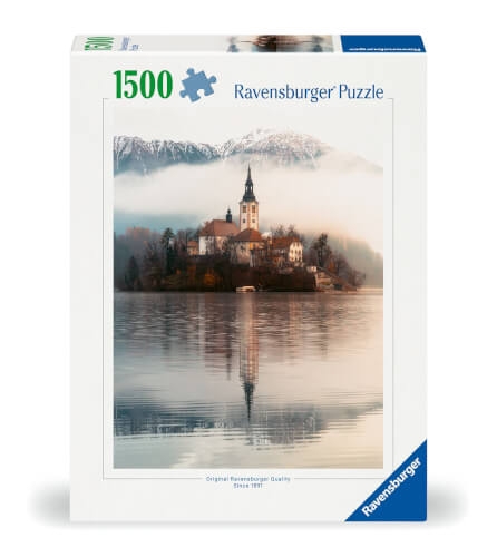 Ravensburger 12000740 Puzzle Die Insel der Wünsche, Bled, Slowenien 1500 Teile